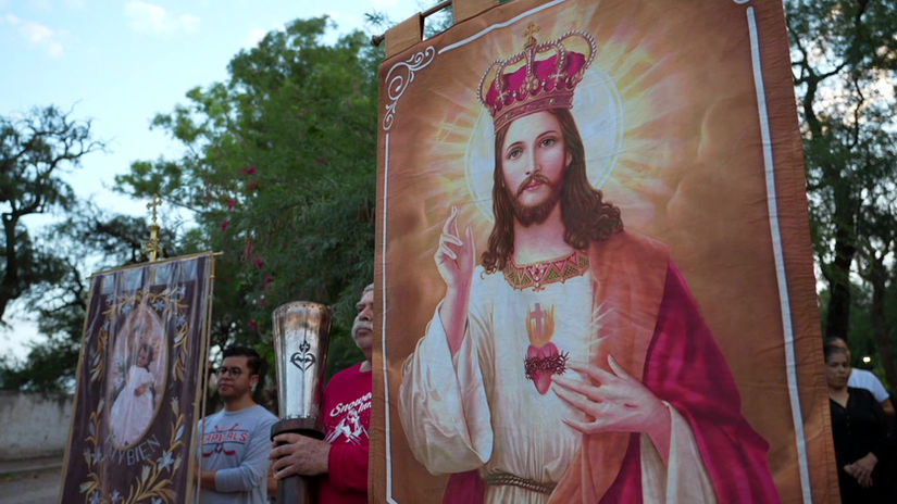 Caravana por la Paz | Padre Filiberto Octavio Campos P. de San Antonio de Pauda. Procesión por Los Enfermos. Jalpa, Zacatecas